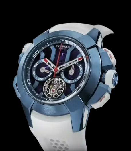 (image for) Jacob & Co epic x chrono tourbillon BLUE TITANIUM II EC360.20.AD.AA.A Replica watch